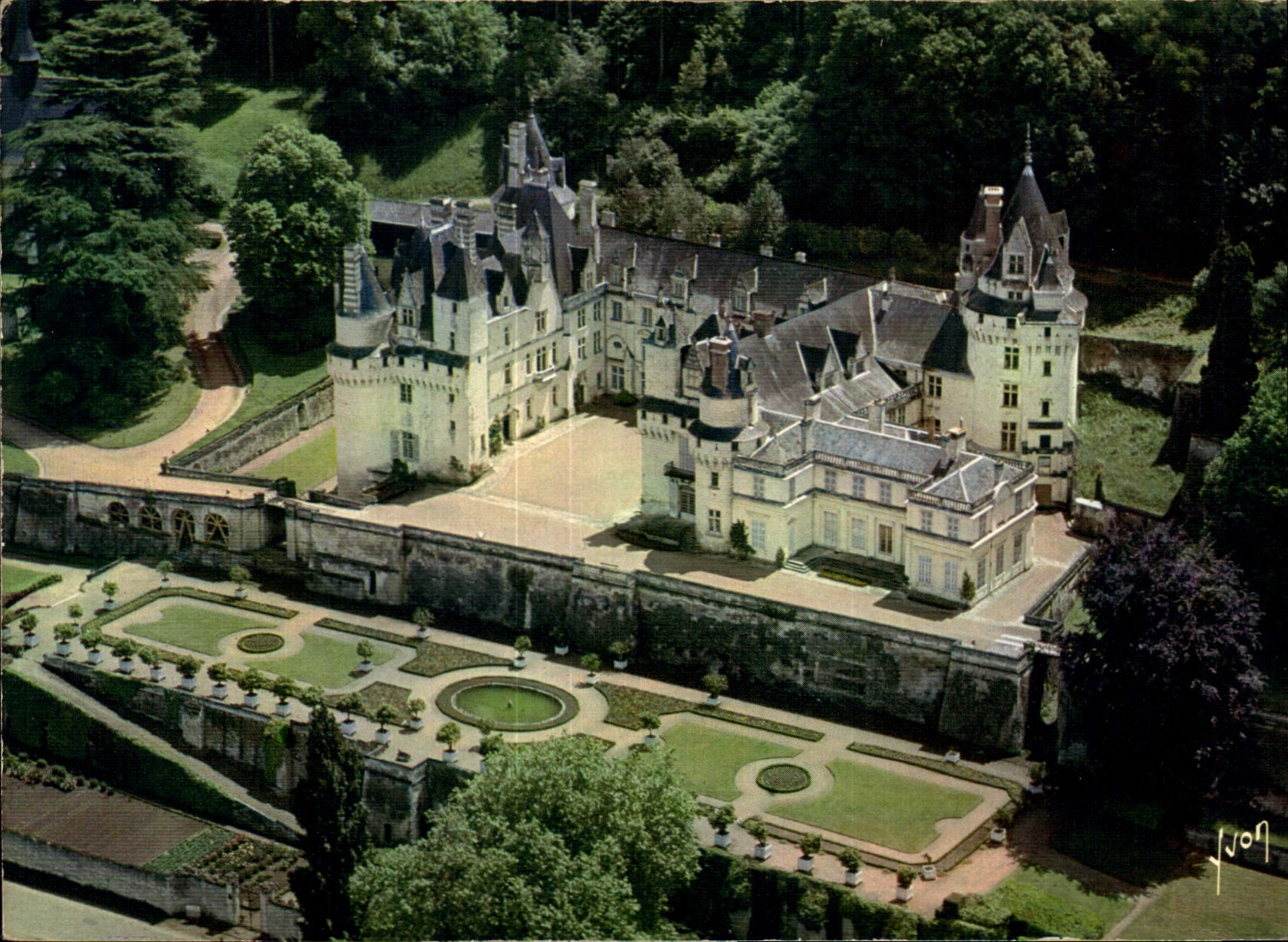 CPM Couleurs et Lumiere de France Val de Loire Rigny Usse Indre et Loire Chateau d'Usse 