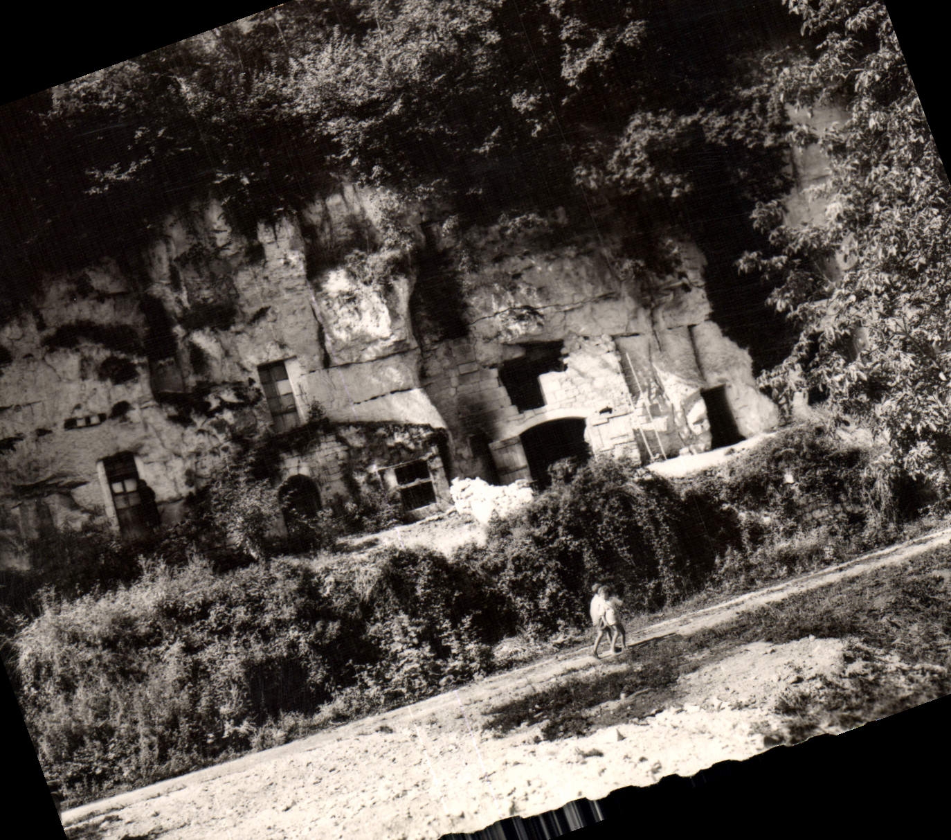 CPM Sur les bords de la Loire Habitations Troglodytes 