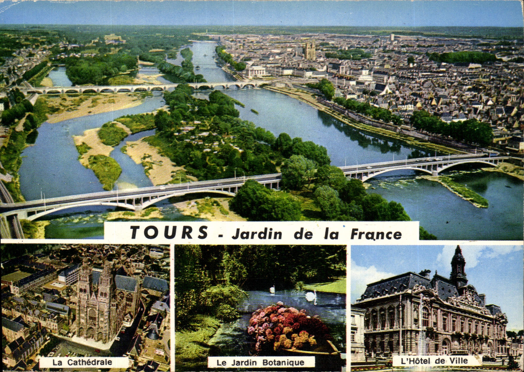CPA Tours Jardin de la France Indre et Loire 