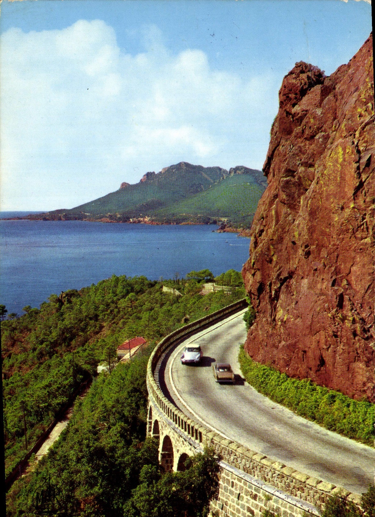 CPM La Cote d'Azur Route de la Corniche d'Or