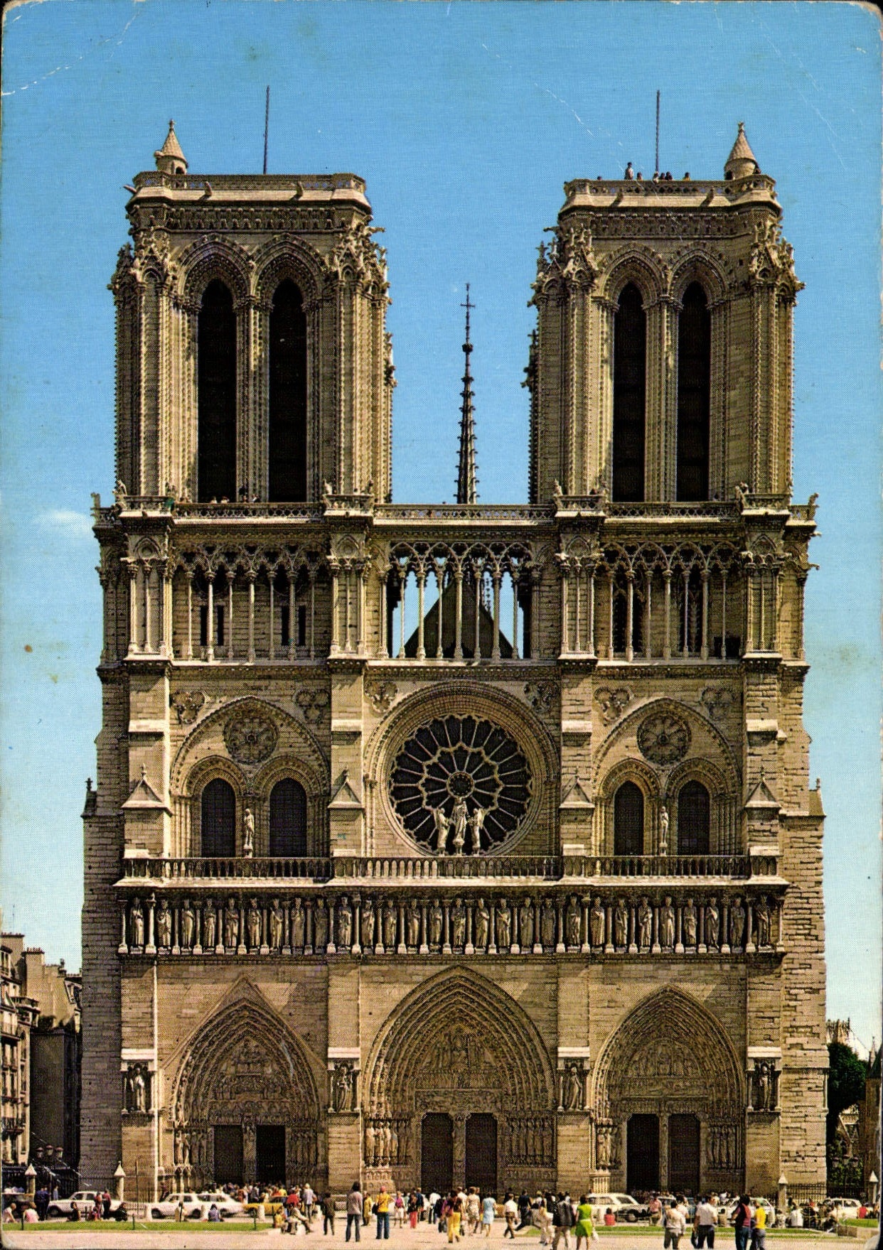 CPM Paris Notre Dame Facade 