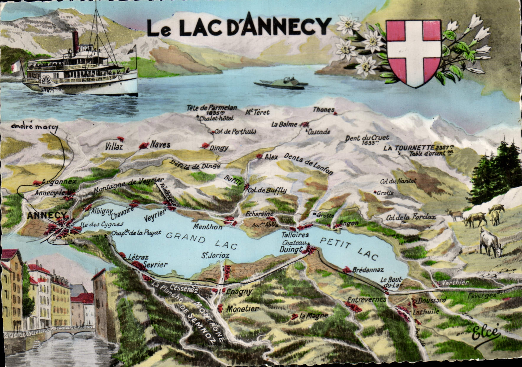 CPM Le Lac d'Annecy 