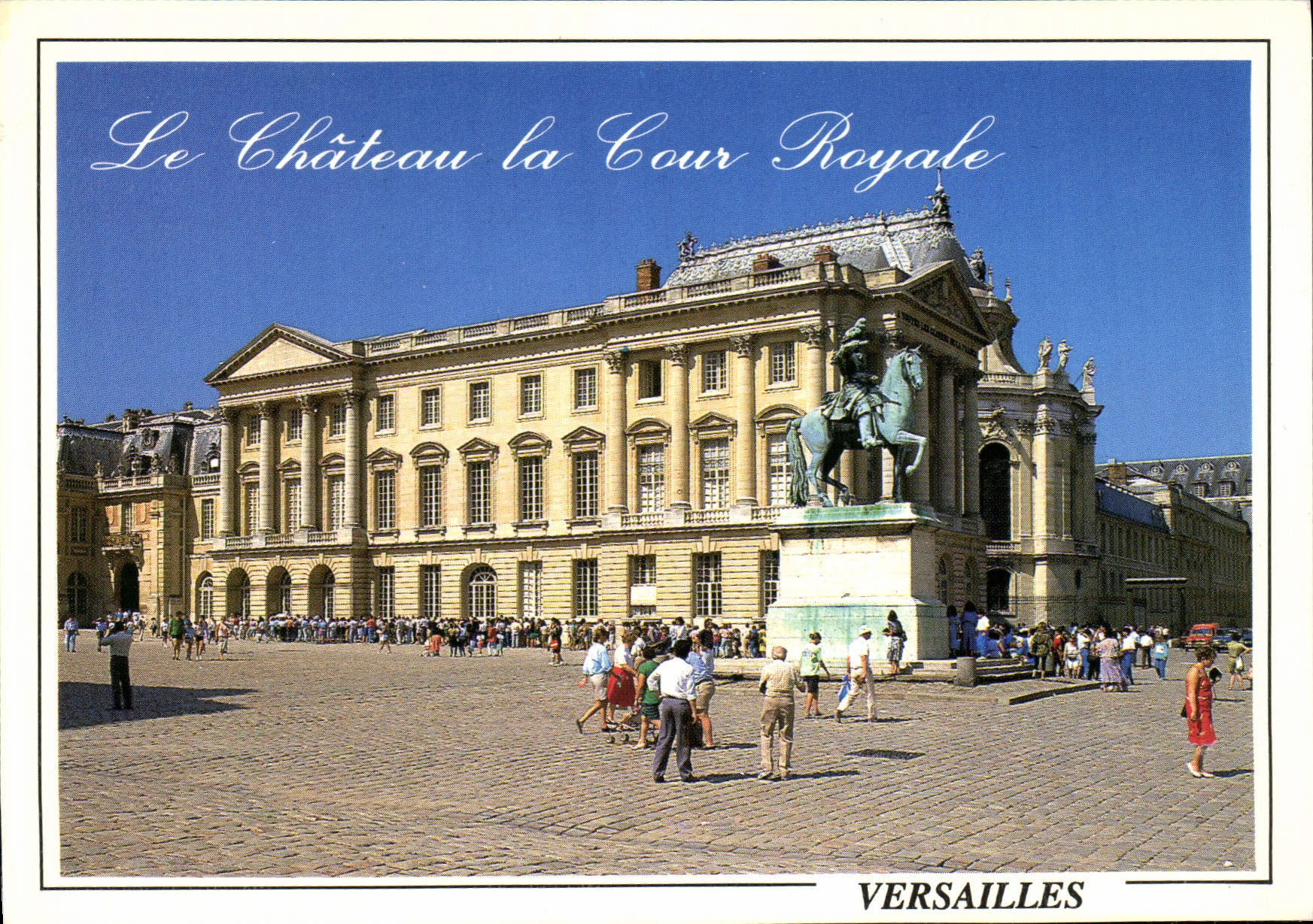 CPM Le Chateau la Cour Royale Versailles 