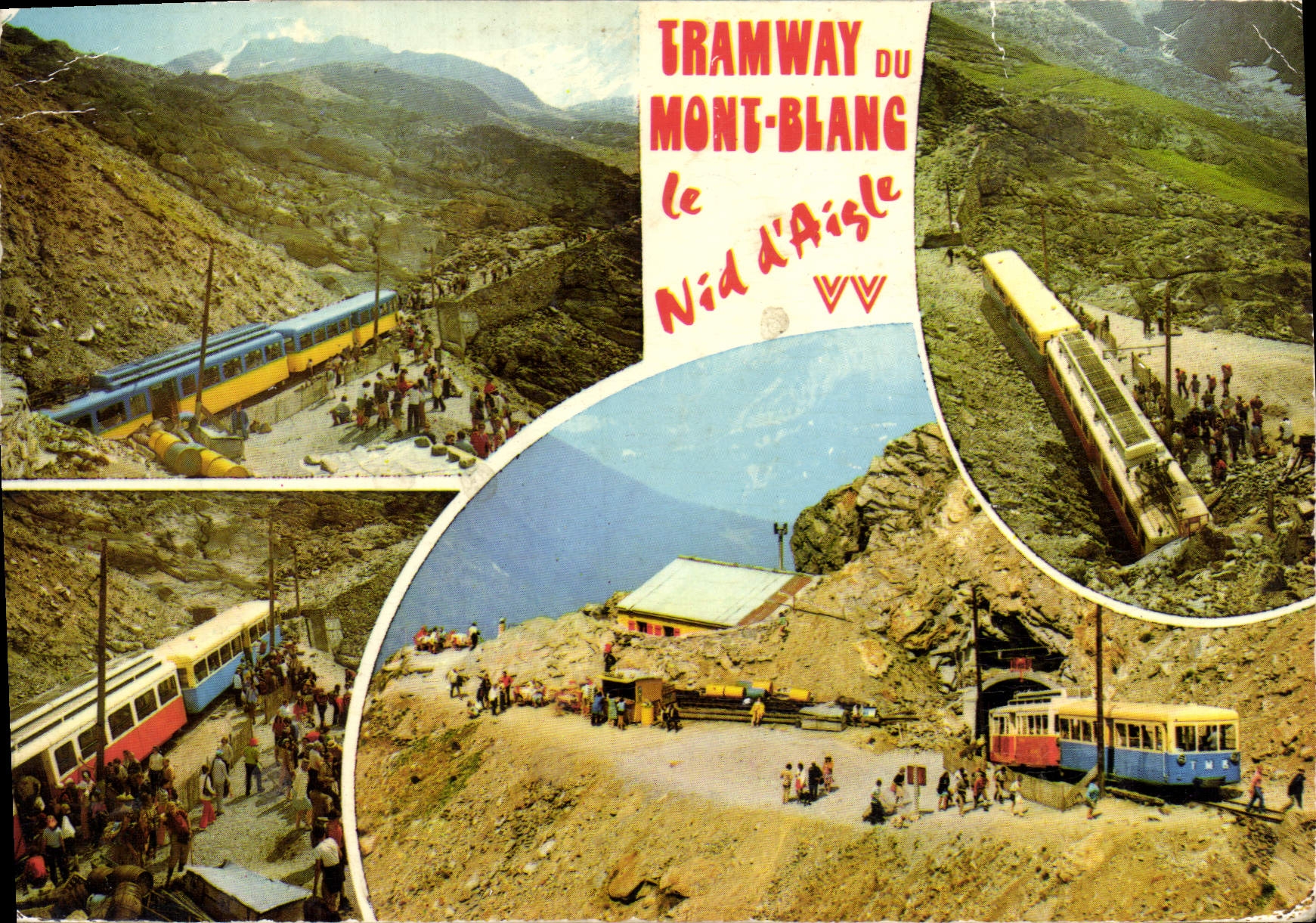 CPM Tramway du Mont Blanc le Nid d'Aigle 