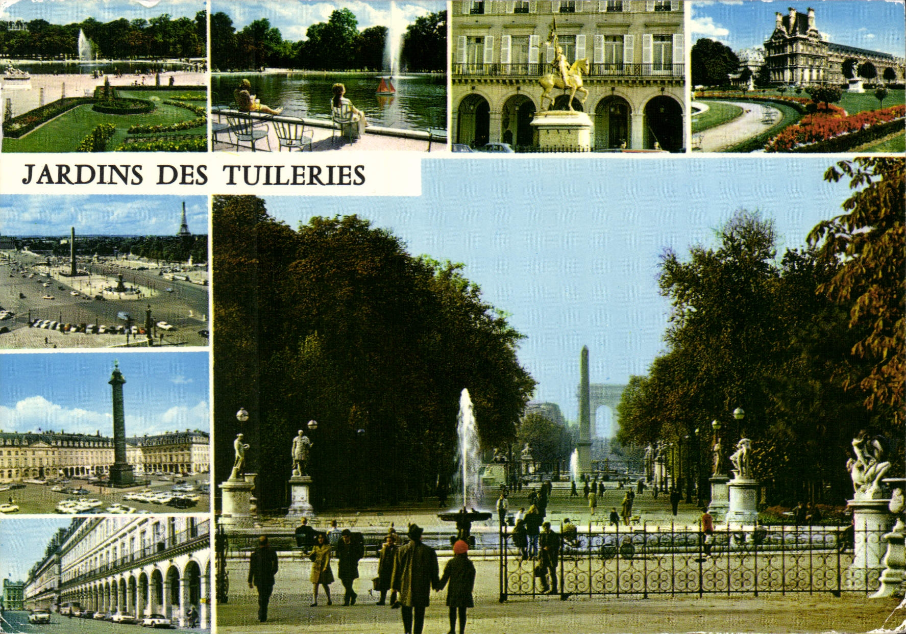 CPM Jardin des Tuileries Paris 
