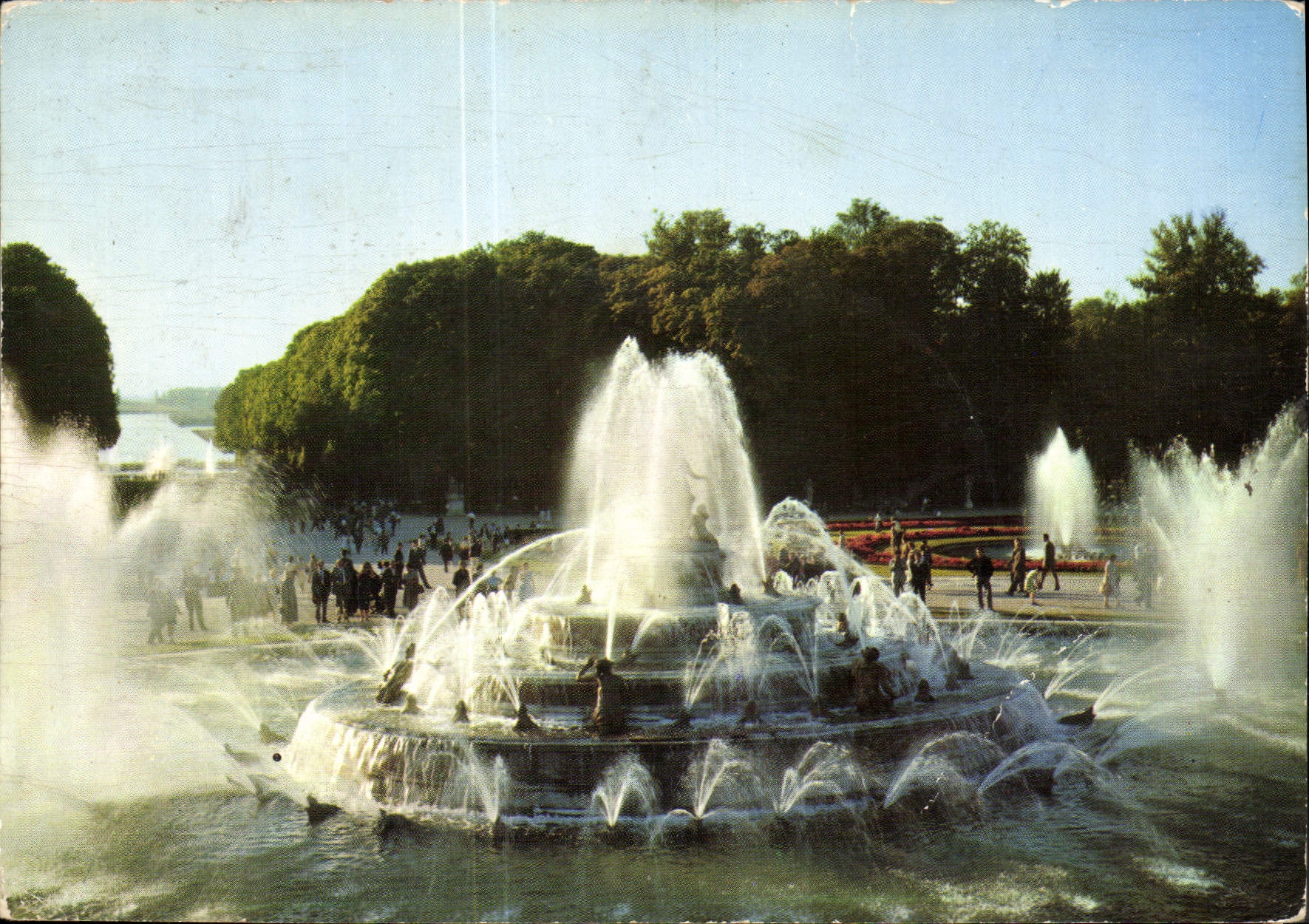 CPM Versailles Bassin de Latone Grandes eaux 