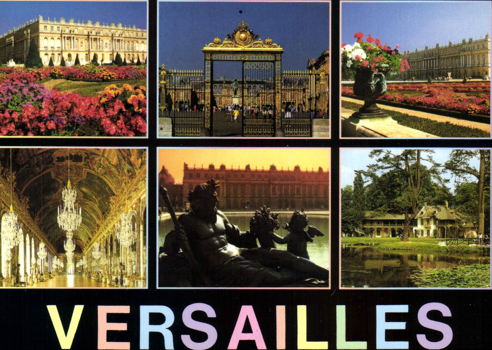 CPM Versailles Le Chateau La Grille d'Honneur 