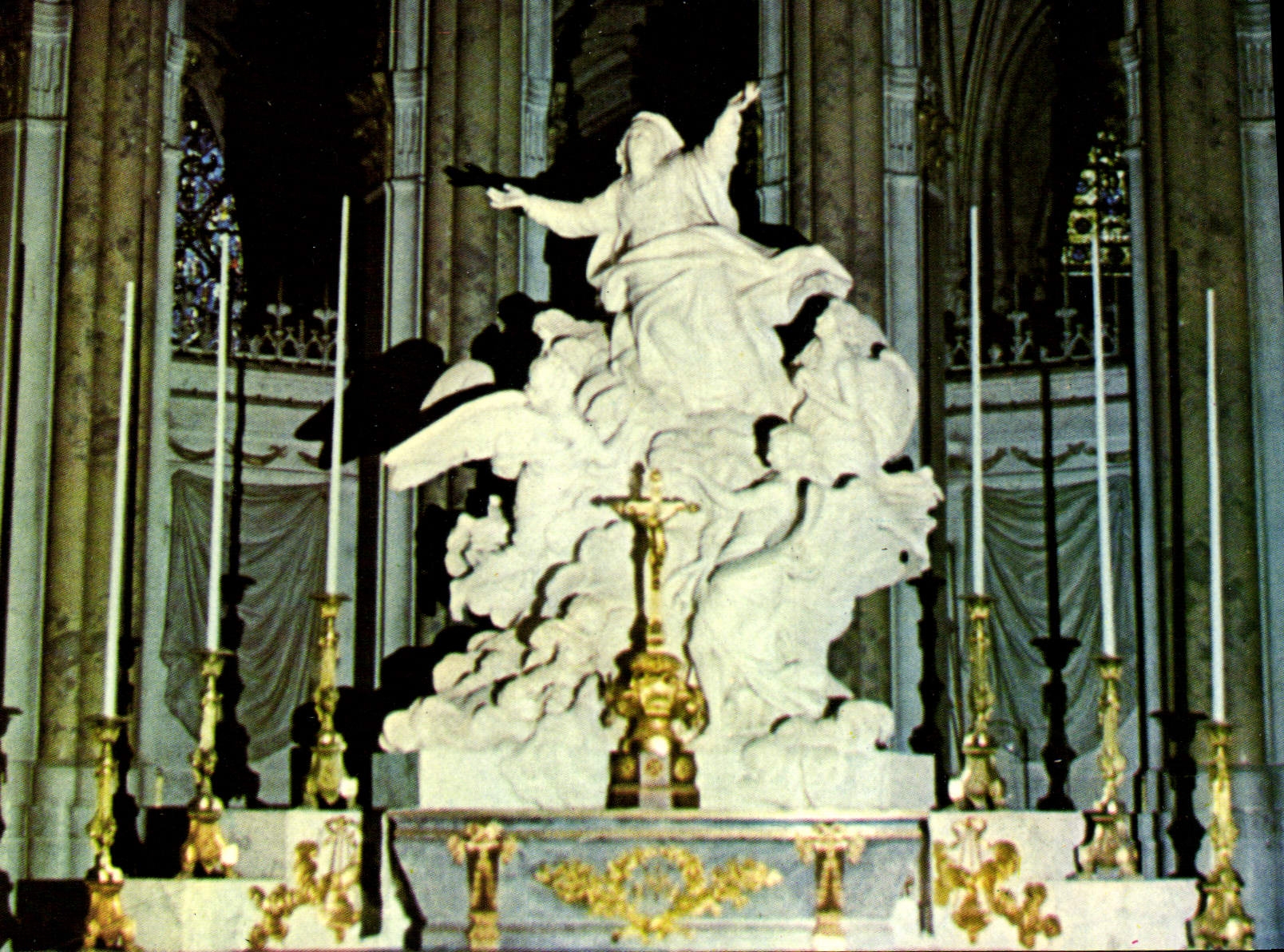 CPM Cathedrale de Chartres Maitre Autel Assomption de la Vierge par Bridan