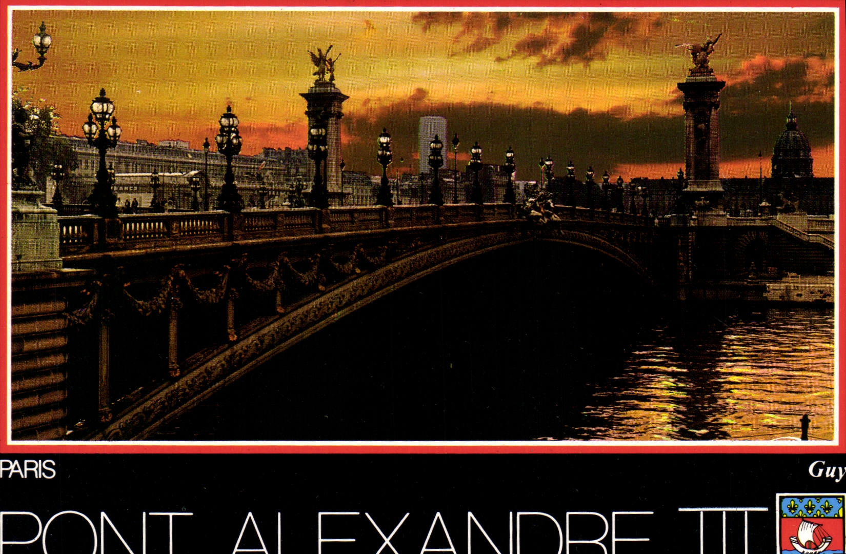 CPM Paris Pont Alexandre III 