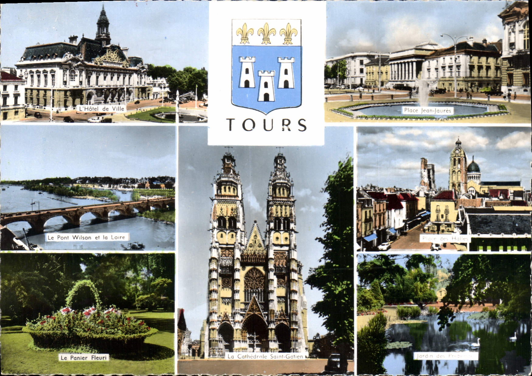 CPM Tours L'Hotel de Ville 