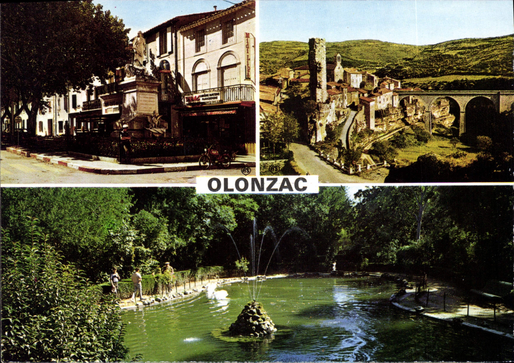 CPM Olonzac Herault Monument aux Morts