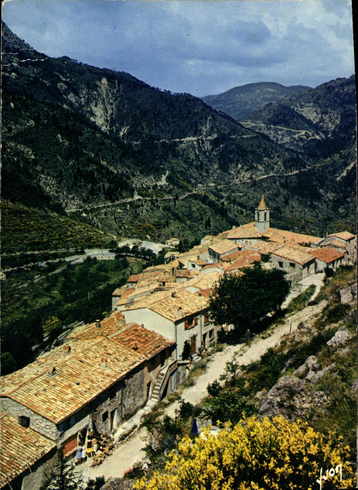 CPM La Cote d'Azur miracle de la nature Sainte Agnes Alpes Maritimes 