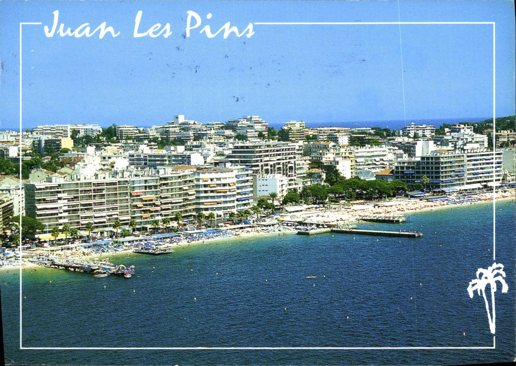 CPM La Cote d'Azur French Riviera Juan les Pins Vue Generale 