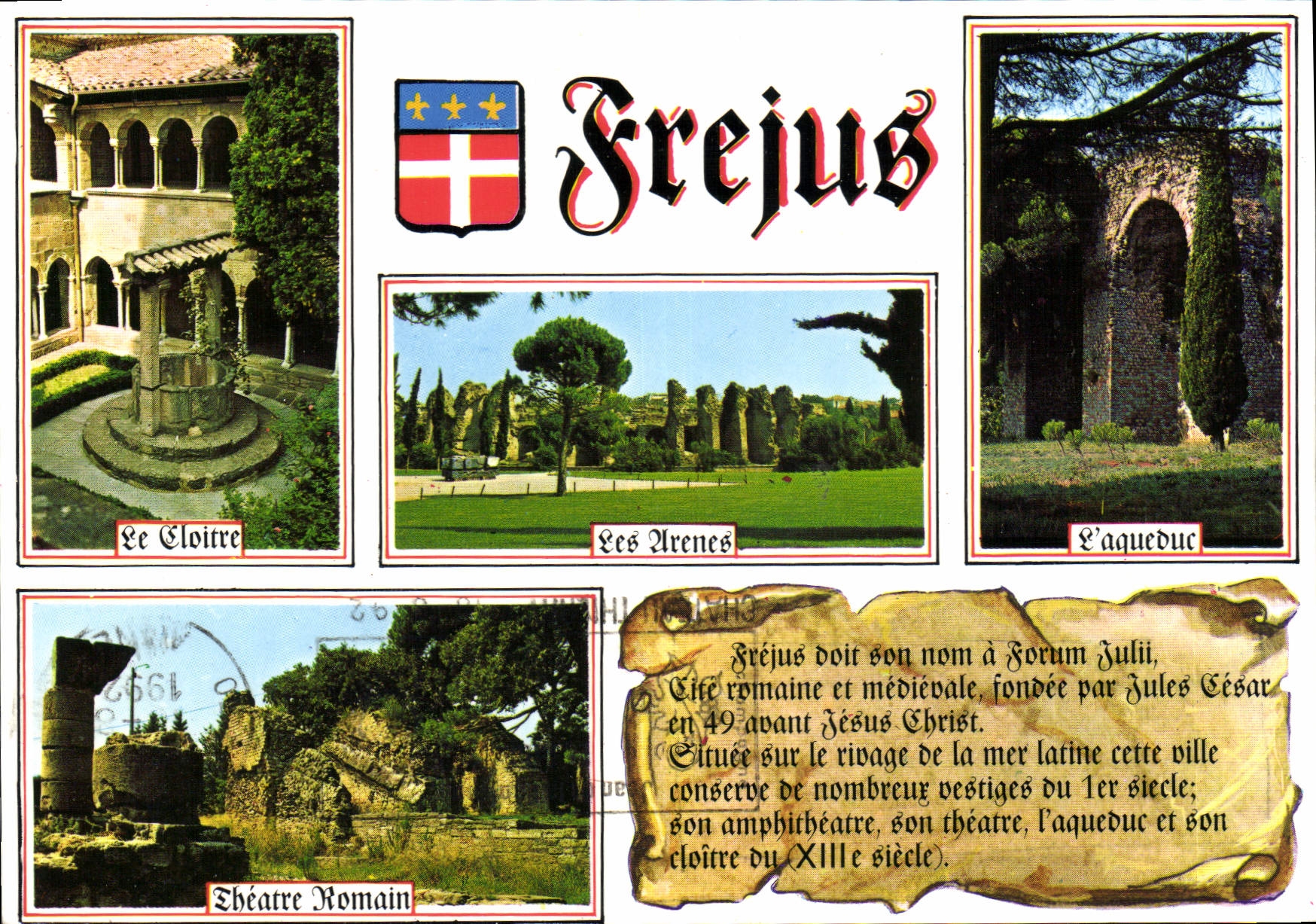 CPM Frejus Le Cloitres Les Arenes L'Aqueduc Theatre Romain