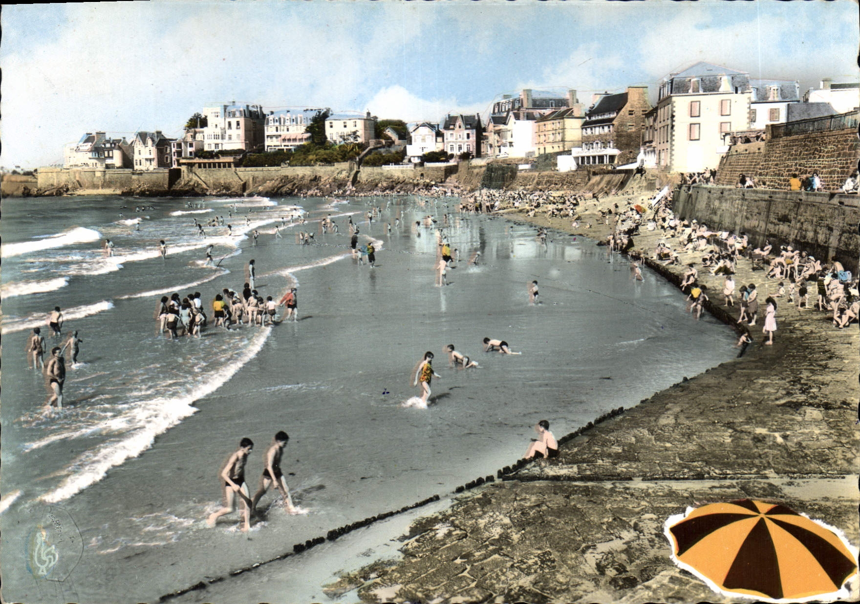 CPM Parame Rochebonne L et V La Plage et la Pointe de Rochebonne 