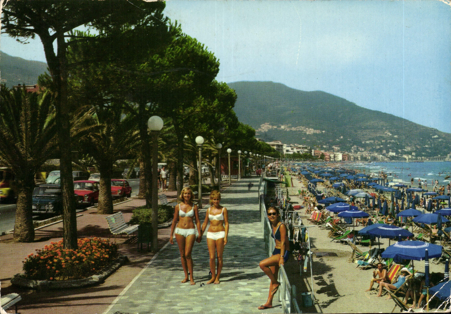 CPM Alassio Promenade le long de la mer