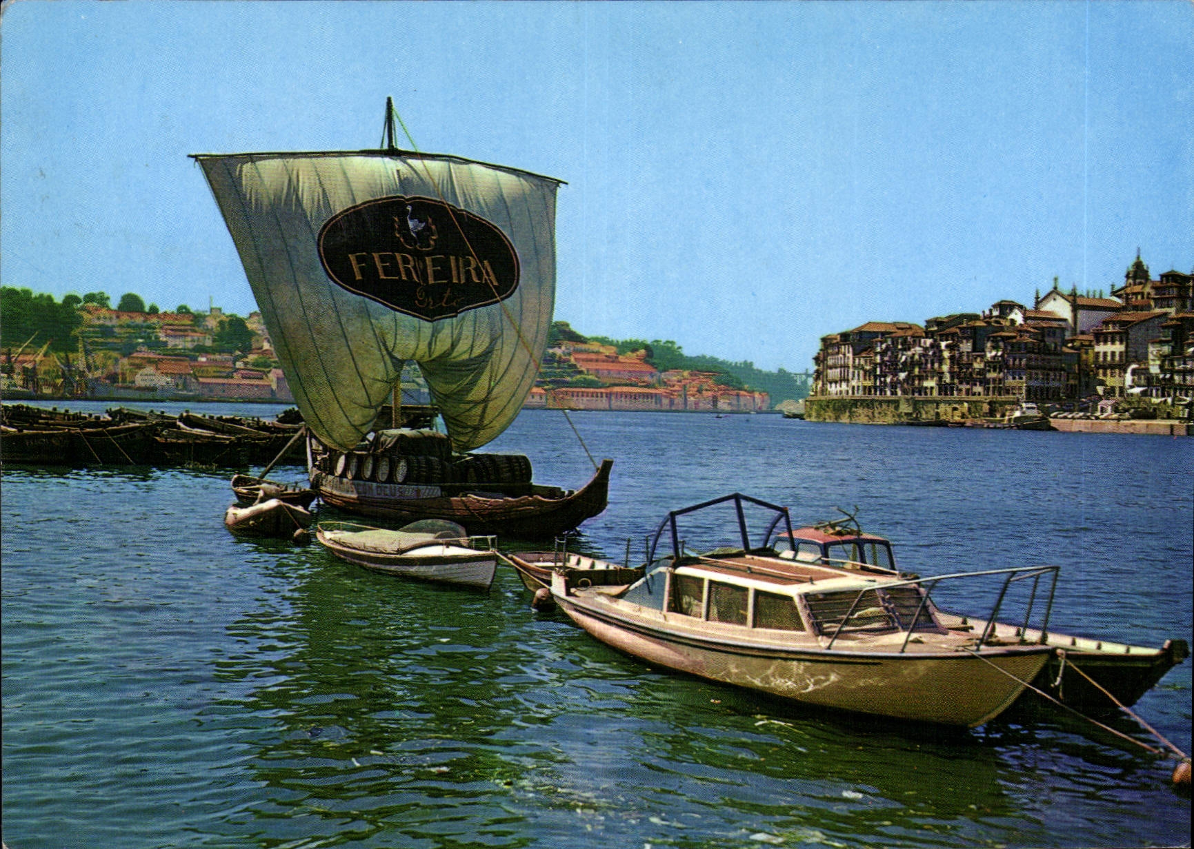 CPM Portugal Rio Dourp Bateau Fereira