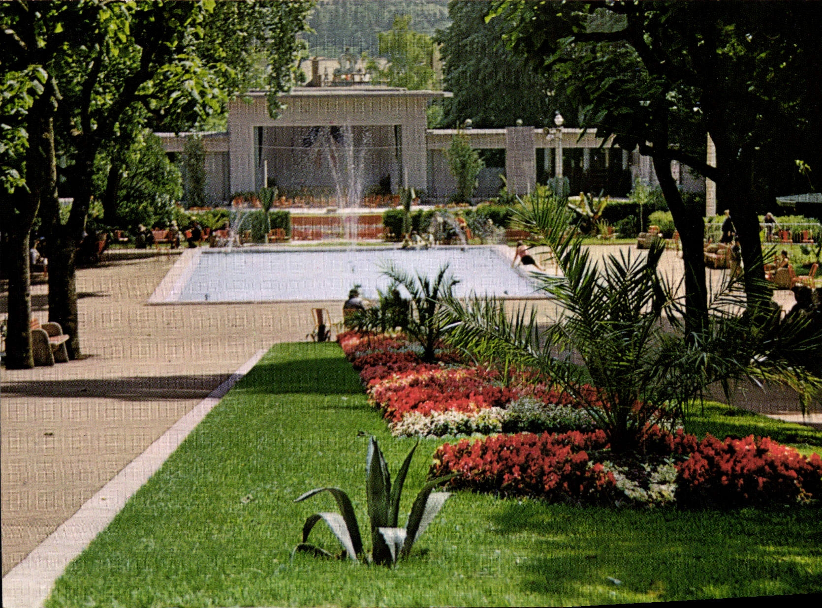 CPM Aix les Bains Savoie Le Parc des Thermes 