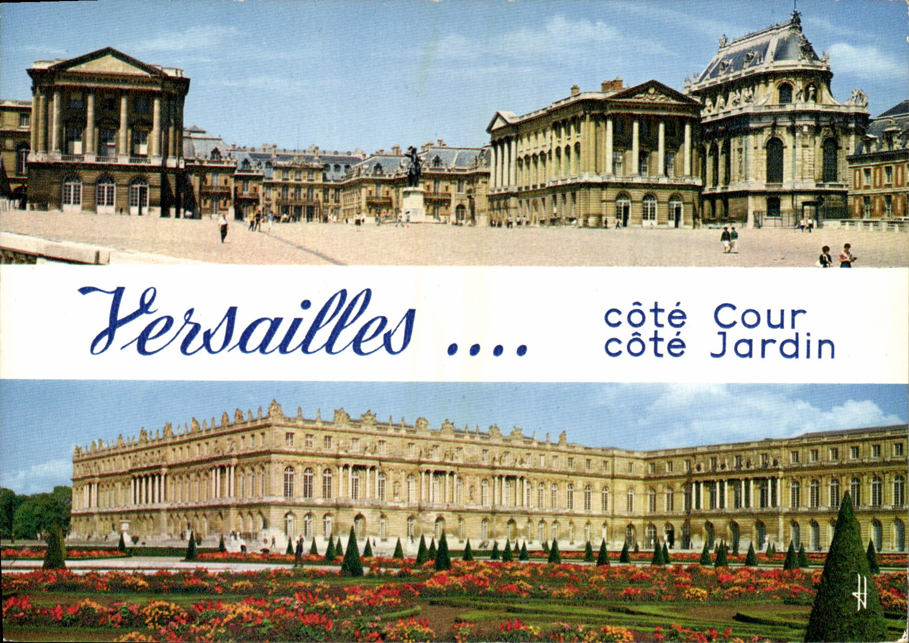 CPM Versailles Cote Cour Cote Jardin 
