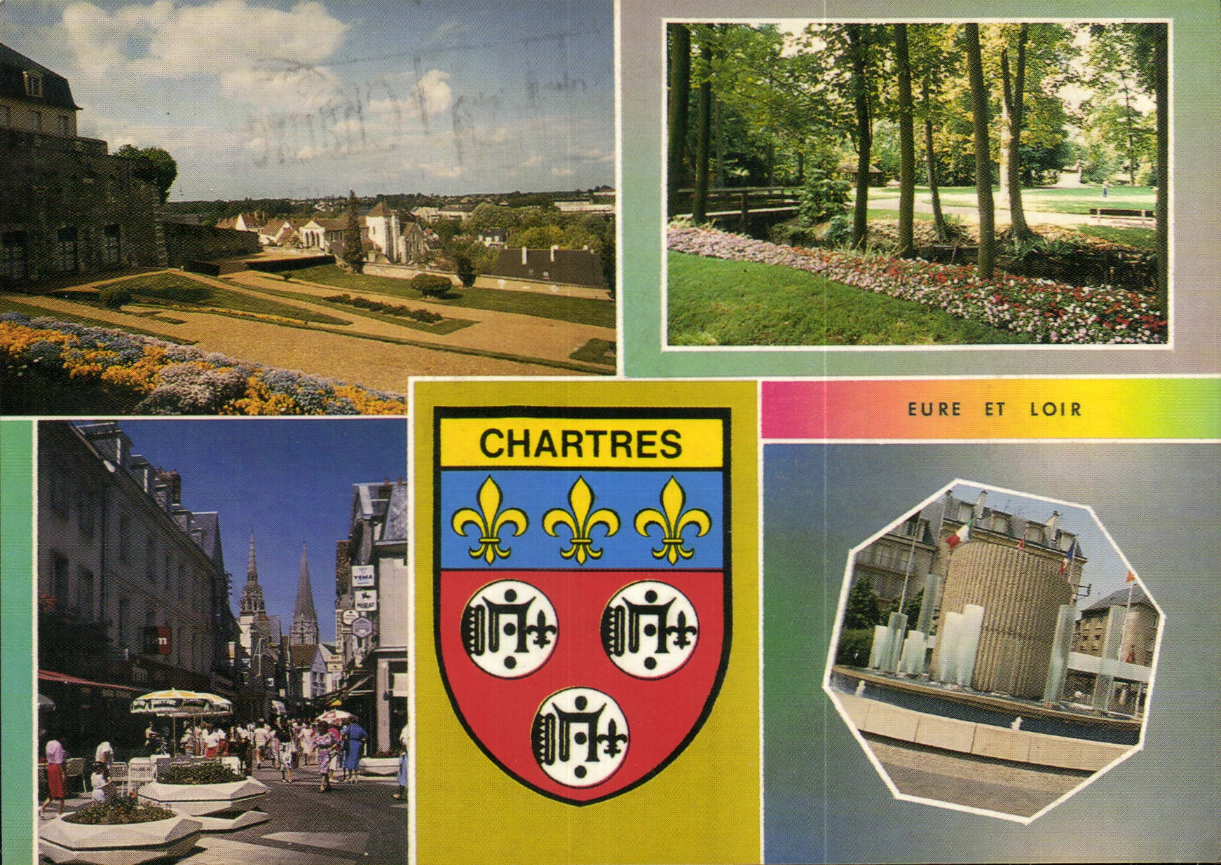 CPM Chartres Eure et Loir Vues diverses