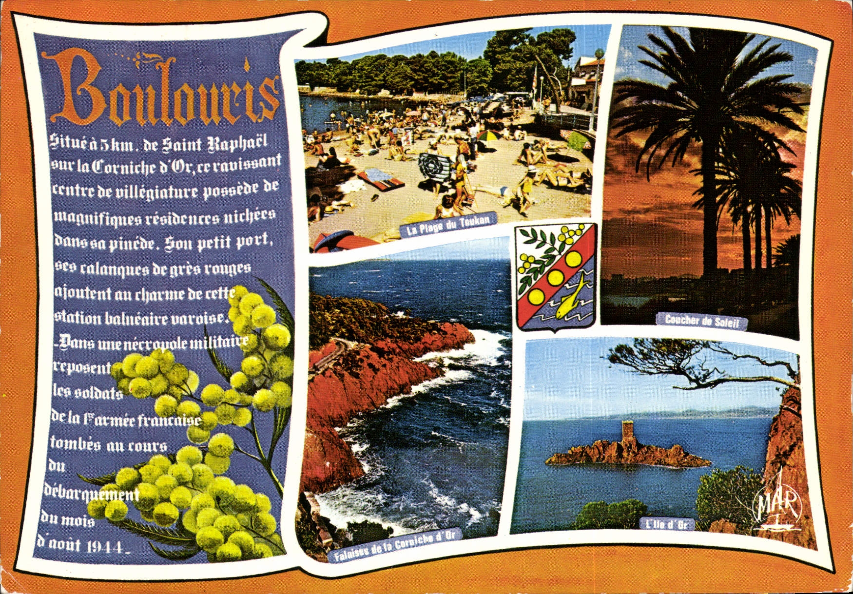 CPM La Cote d'Azur Boulouris Var