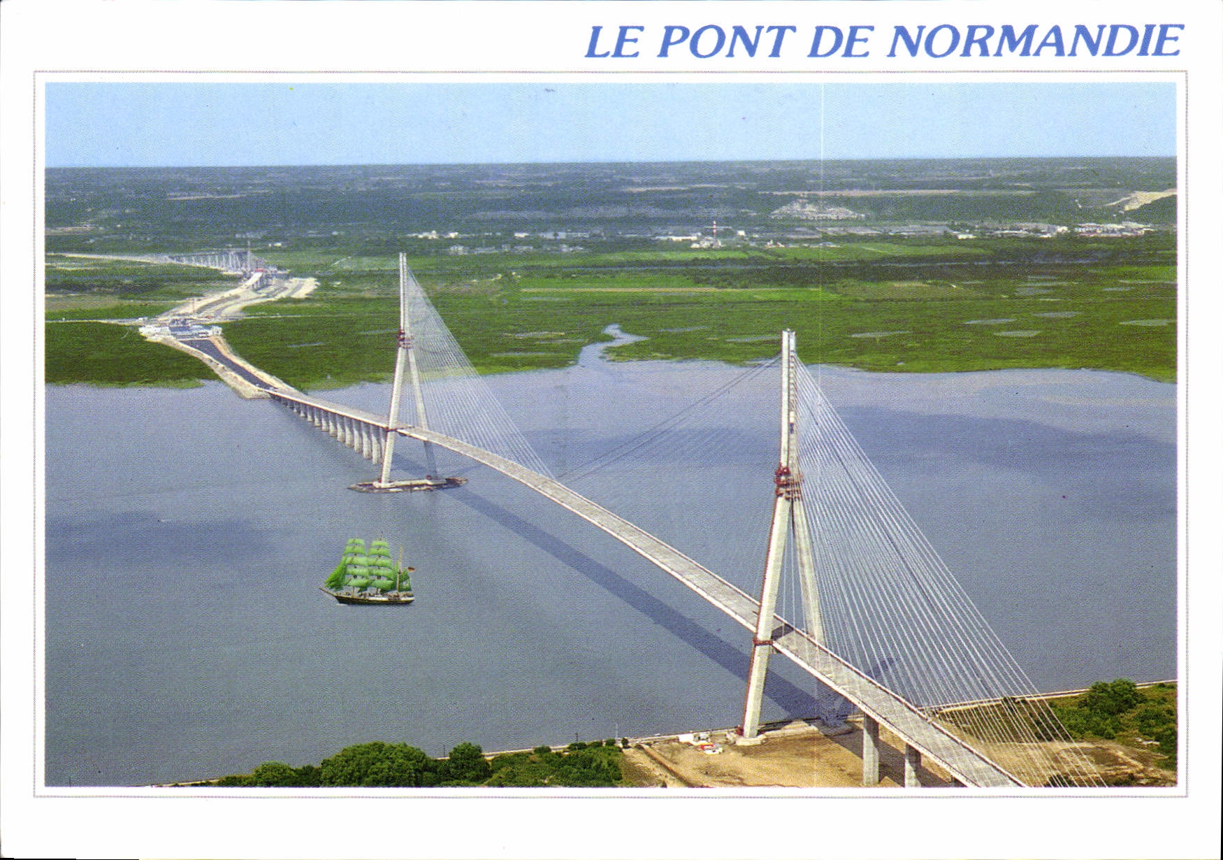 CPM Le Pont de Normandie Le Havre Honfleur France