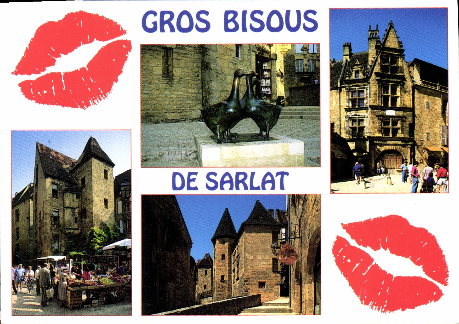CPM Gros Bisous de Sarlat 