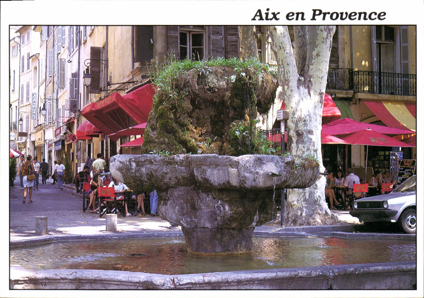 CPM Aix en Provence La Fontaine Moussue 
