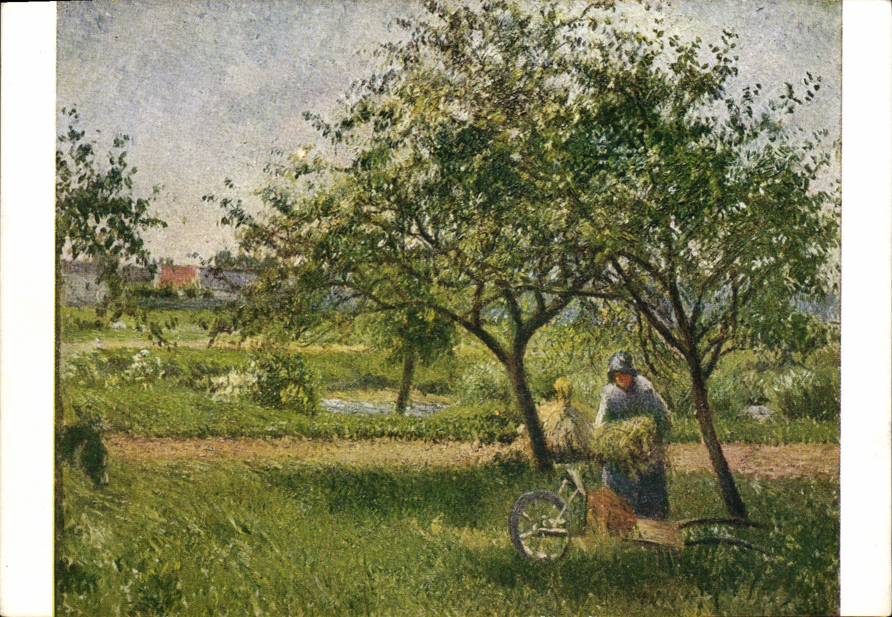 CPM Camille Pissaro La brouette 