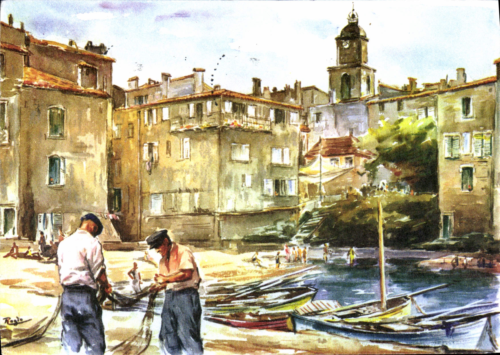 CPM St Tropez Le Port de la Ponche