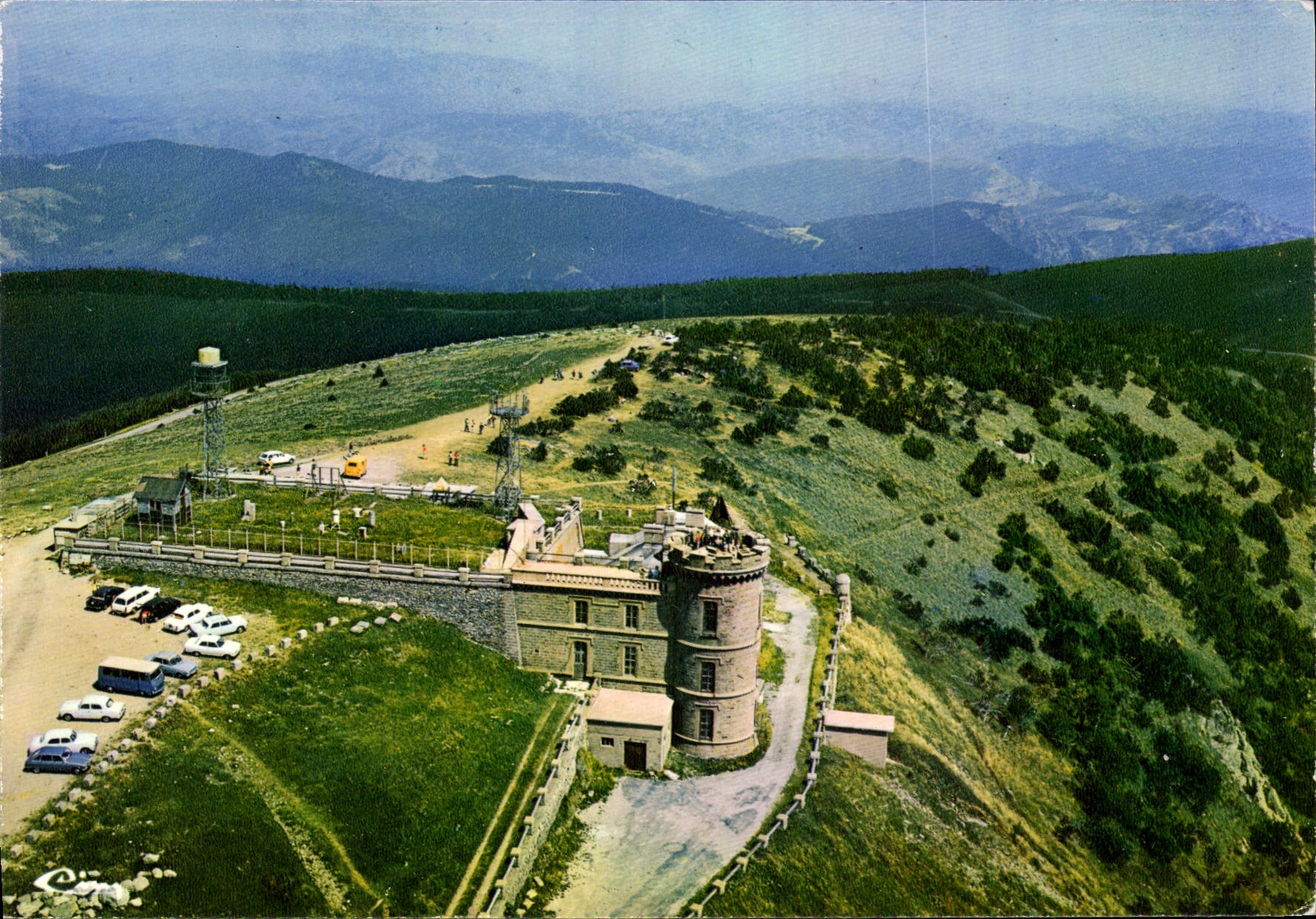 CPM Mont Aigoual Gard Vue aerienne 