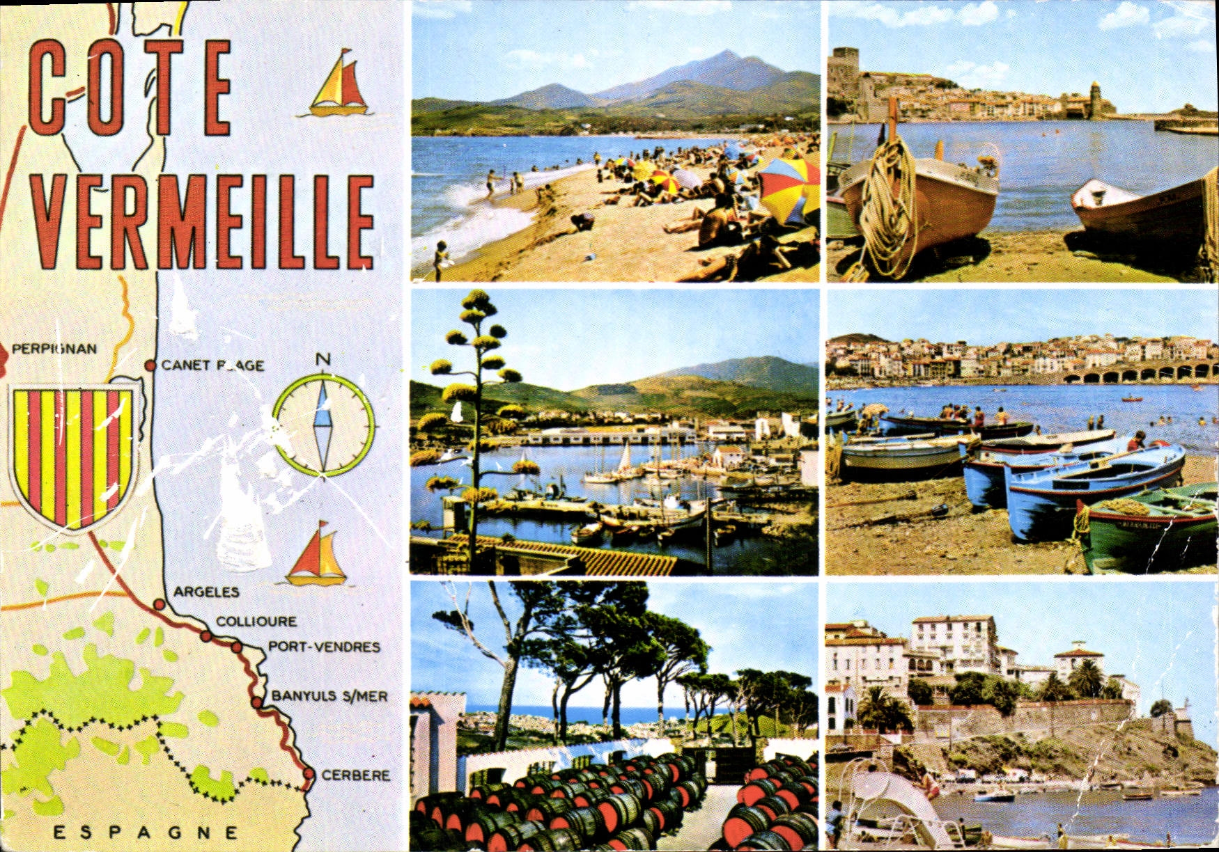 CPM Cote Vermeille Argeles sur Mer Collioures 