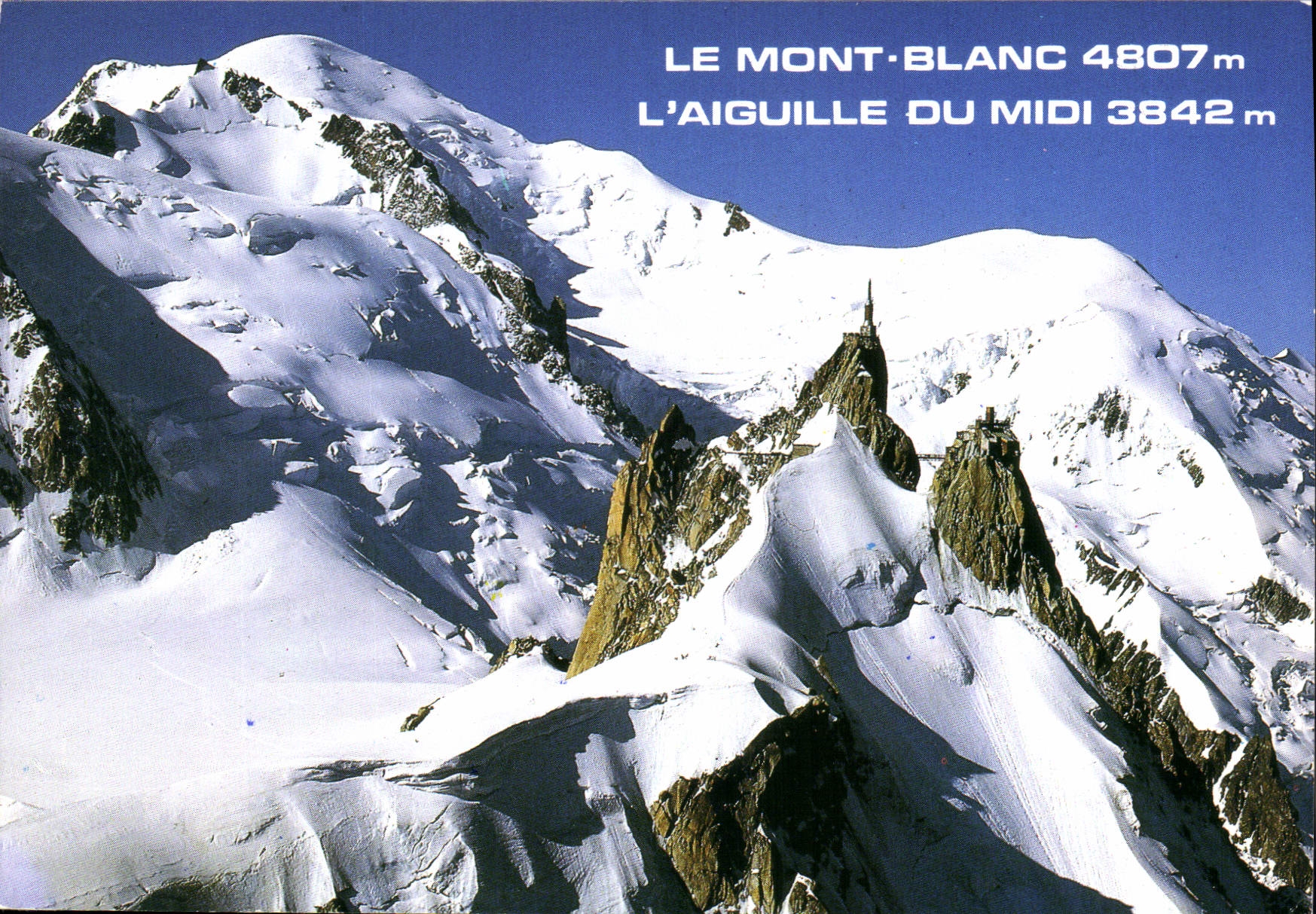 CPM Le Mont Blanc L'Aiguille du Midi 