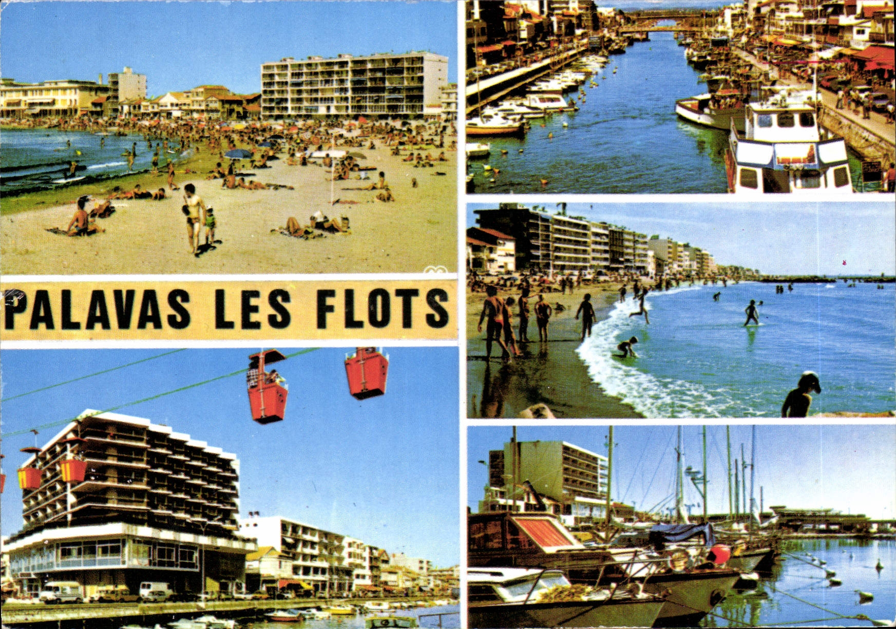 CPM Palavas des Flots Herault Plage rive droite