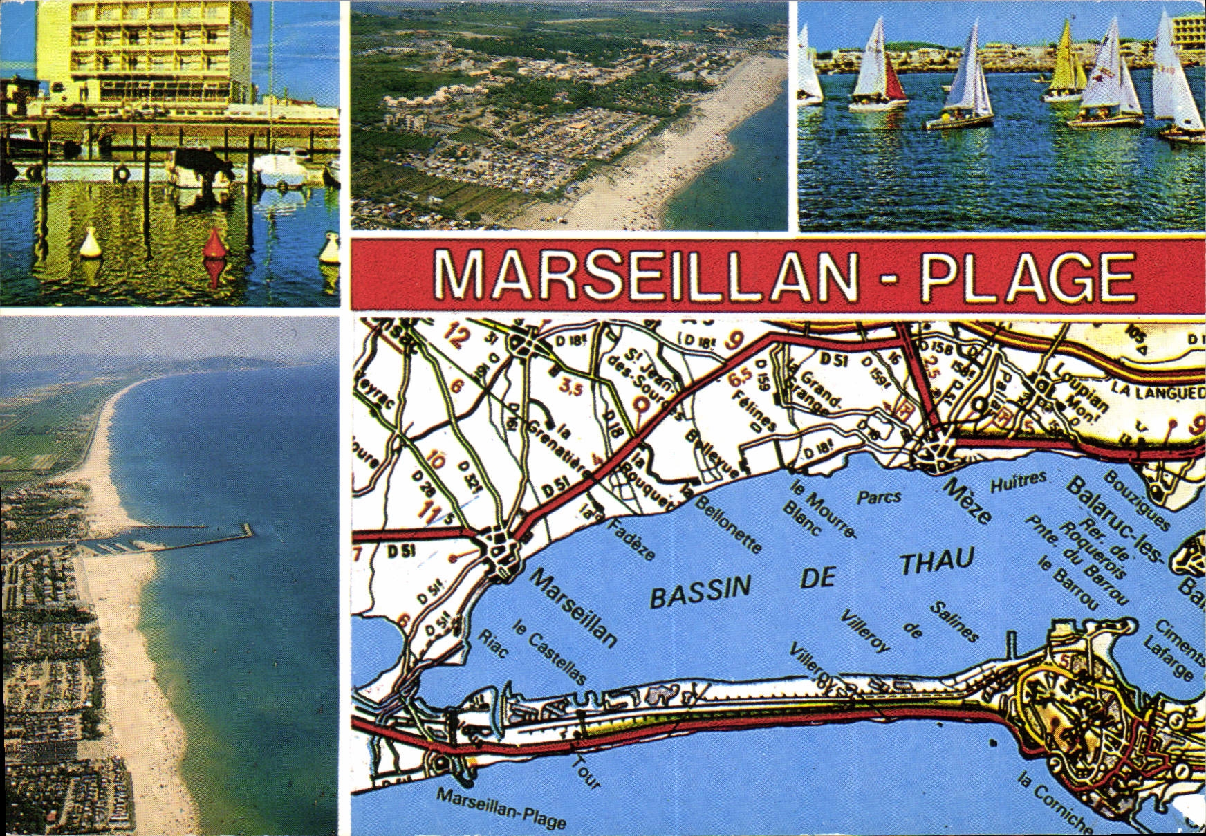 CPM Marseillan Plage 