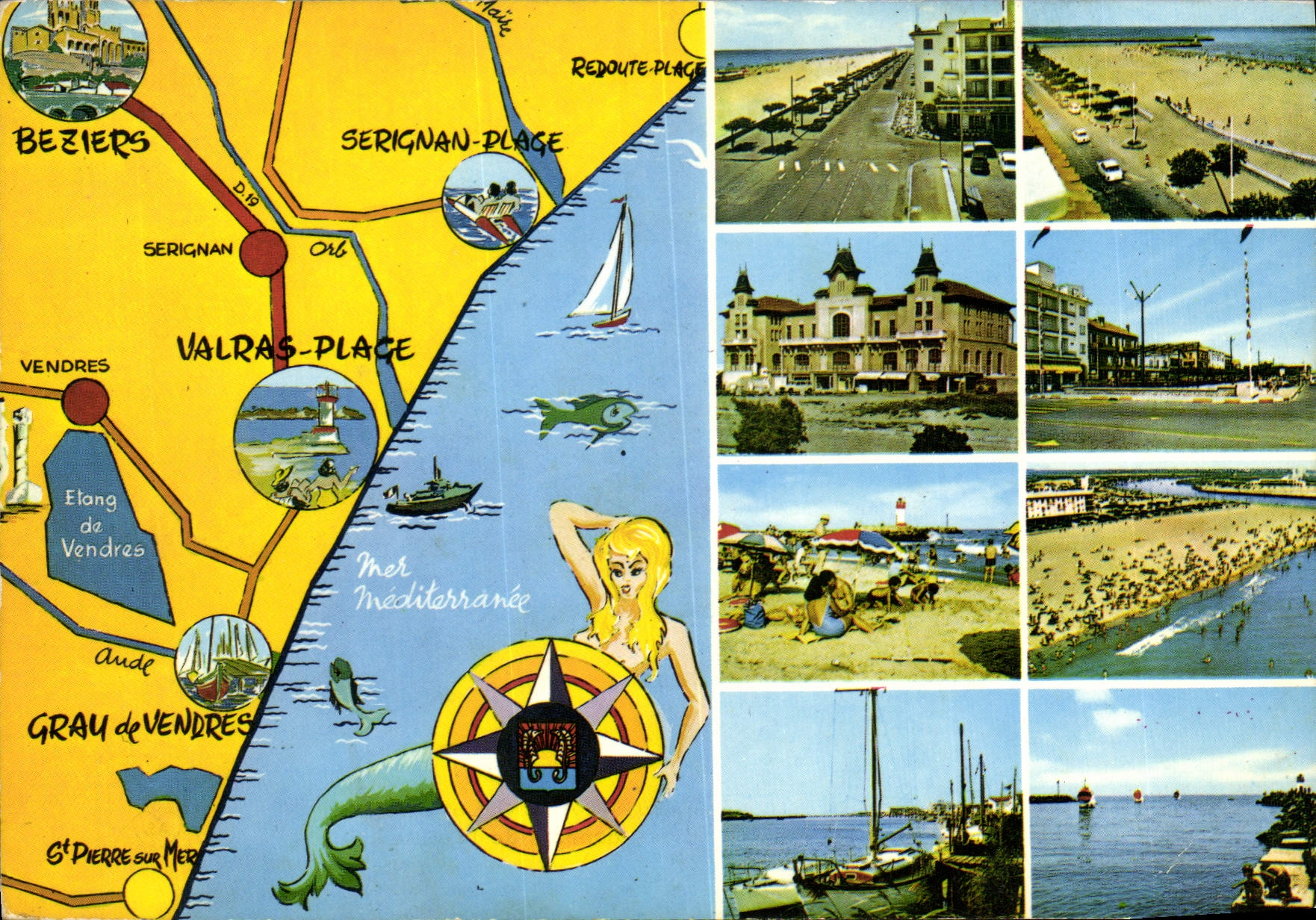 CPM Valras Plage Herault 