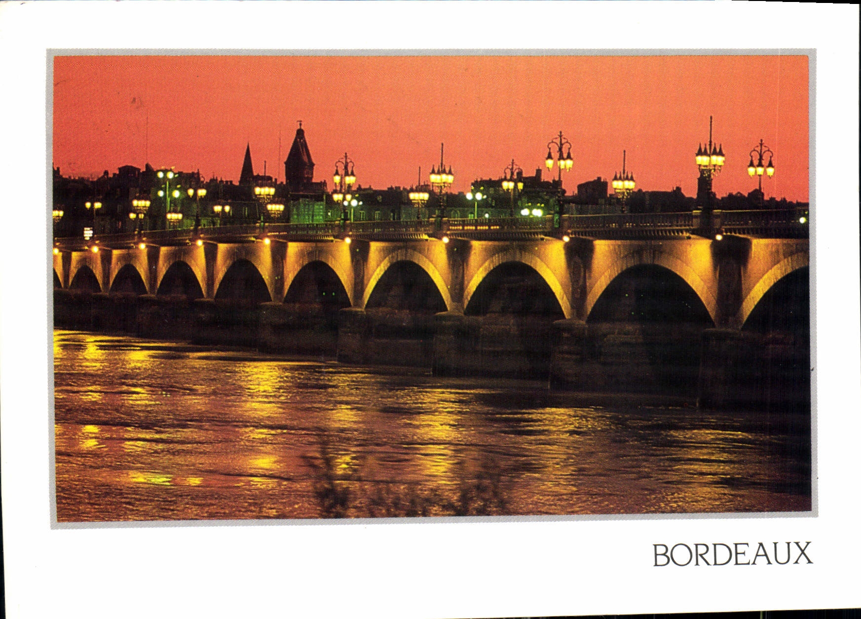CPM Bordeaux Gironde le Pont Napoleon dit Pont de Pierre 