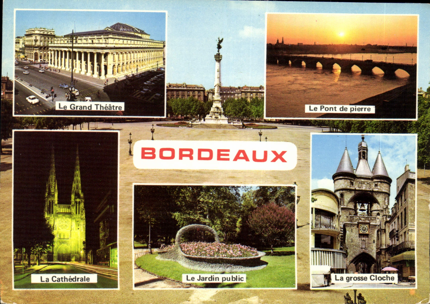 CPM Bordeaux Gironde Divers aspects 