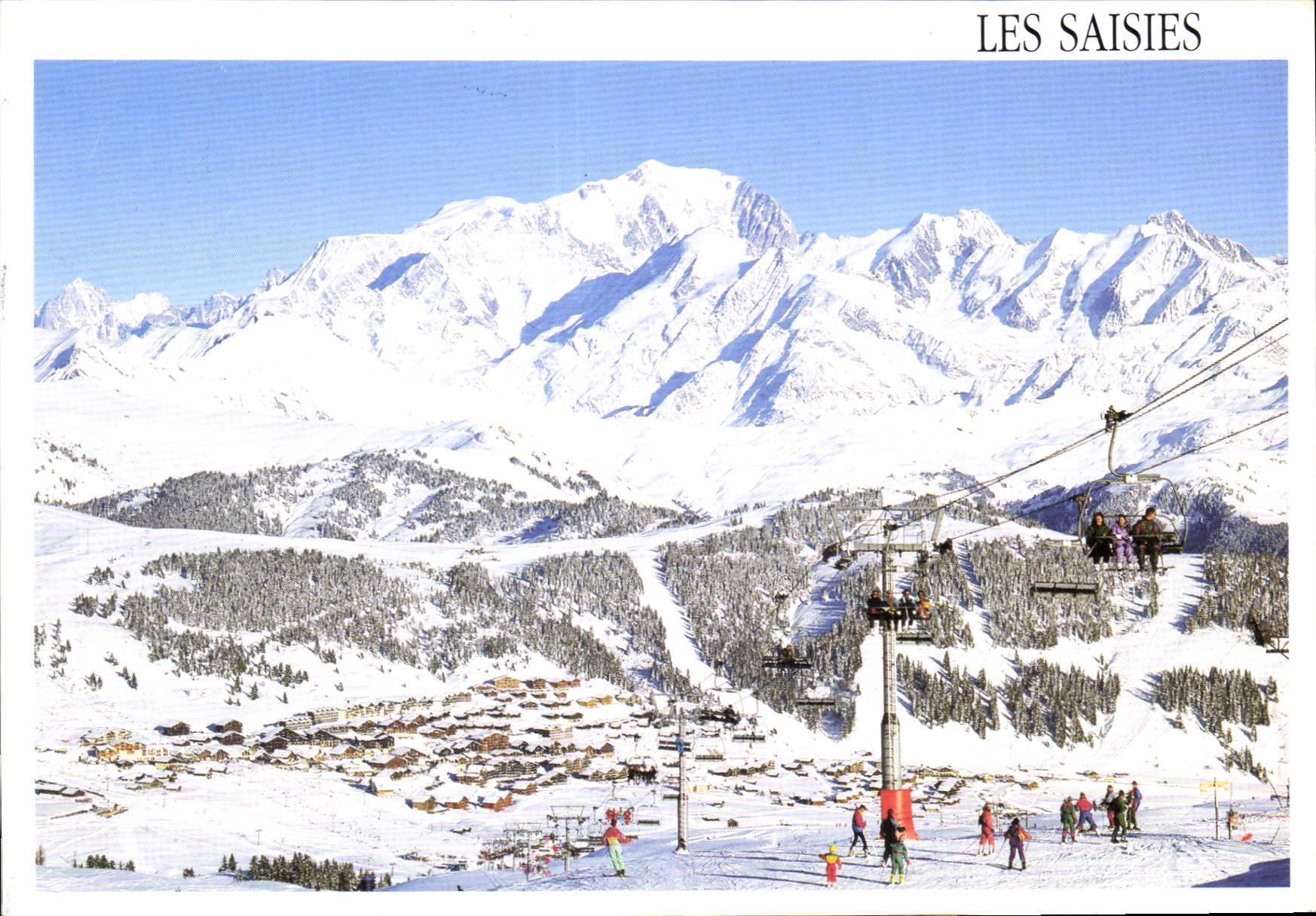 CPM Les Saisies Station Olympique le Mont Blanc exclusivite Maison de la Presse les Saisies 