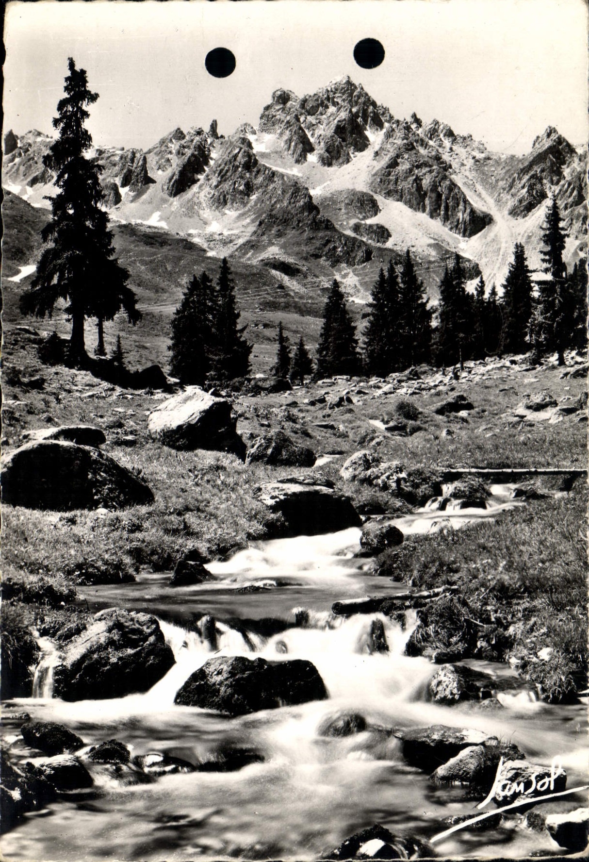 CPM Les Trois Vallees Vallee de St bon aux environs de Moriond et Courchevel le Ruisseau des Verdon 
