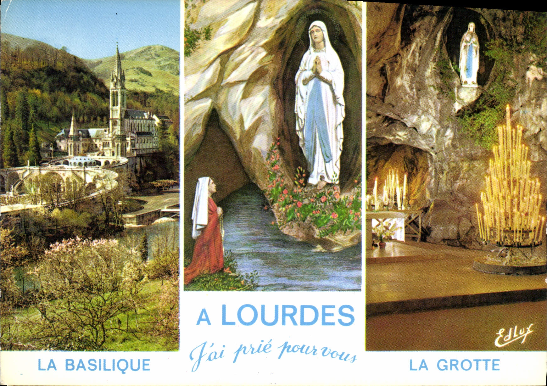 CPM Souvenir de Lourdes 
