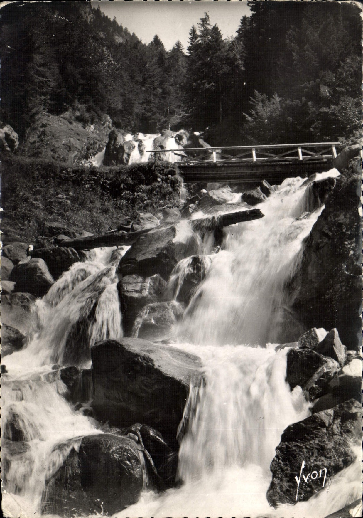 CPM Environs de Cauterets Htes Pyr Cascade de Lutour