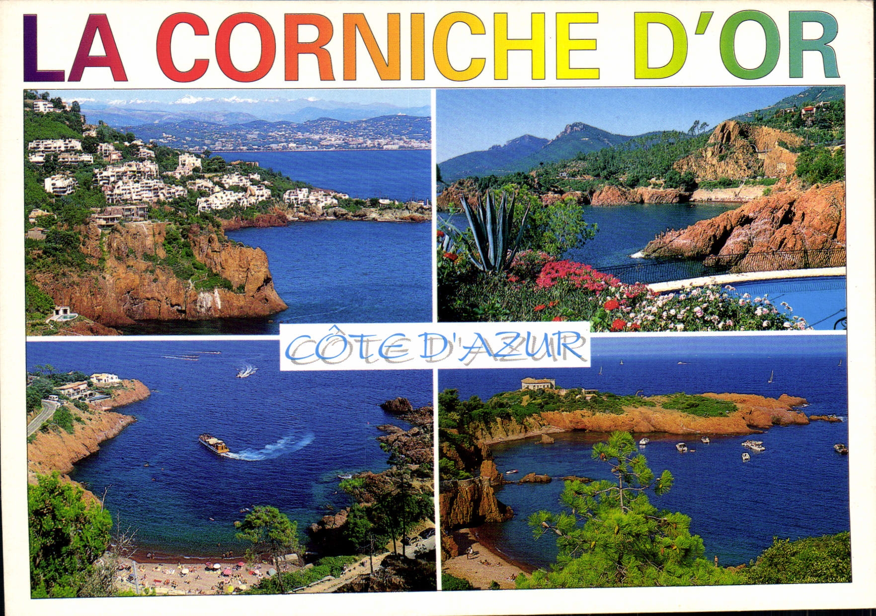 CPM Cote d'Azur La Corniche d'or les Rochers rouges de Trayas 