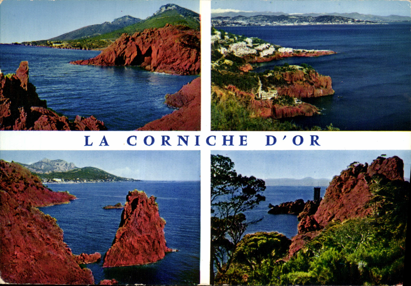 CPM La Corniche d'Or les Rochers du Trayas les Calanques de Theoule Agay vu du Dramont le Dramont l'