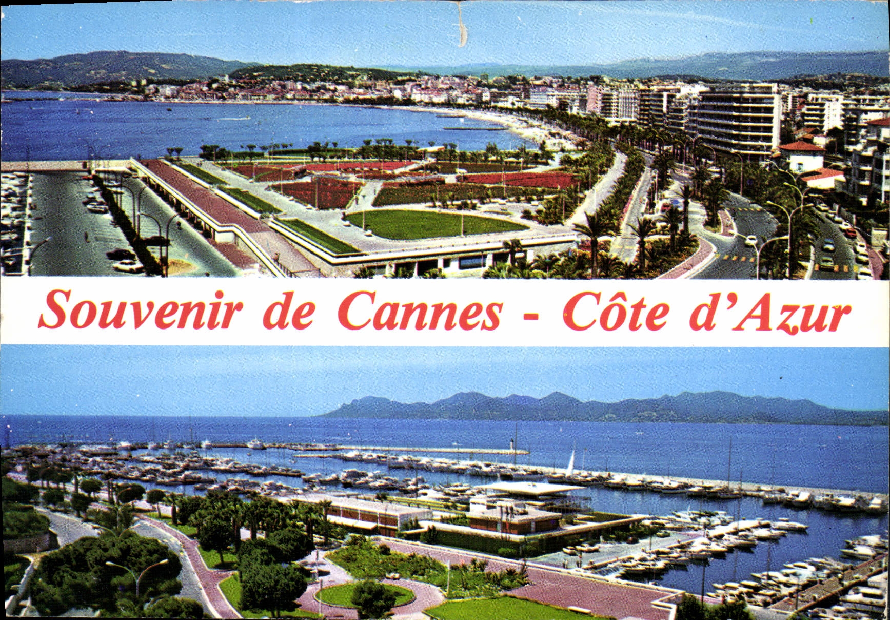 CPM Cannes Cote d'Azur vue generale de la Croisette 