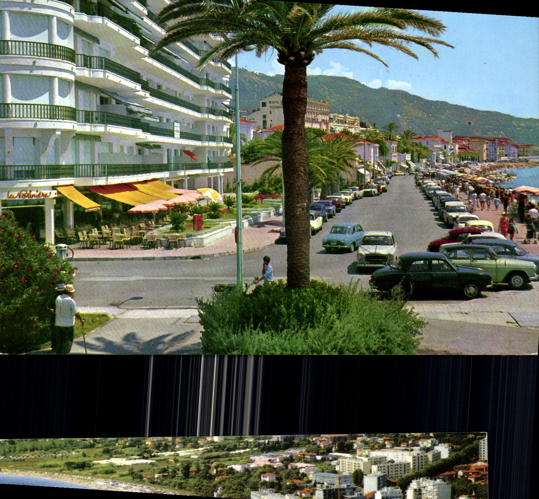 CPM Menton La promenade du bord de mer