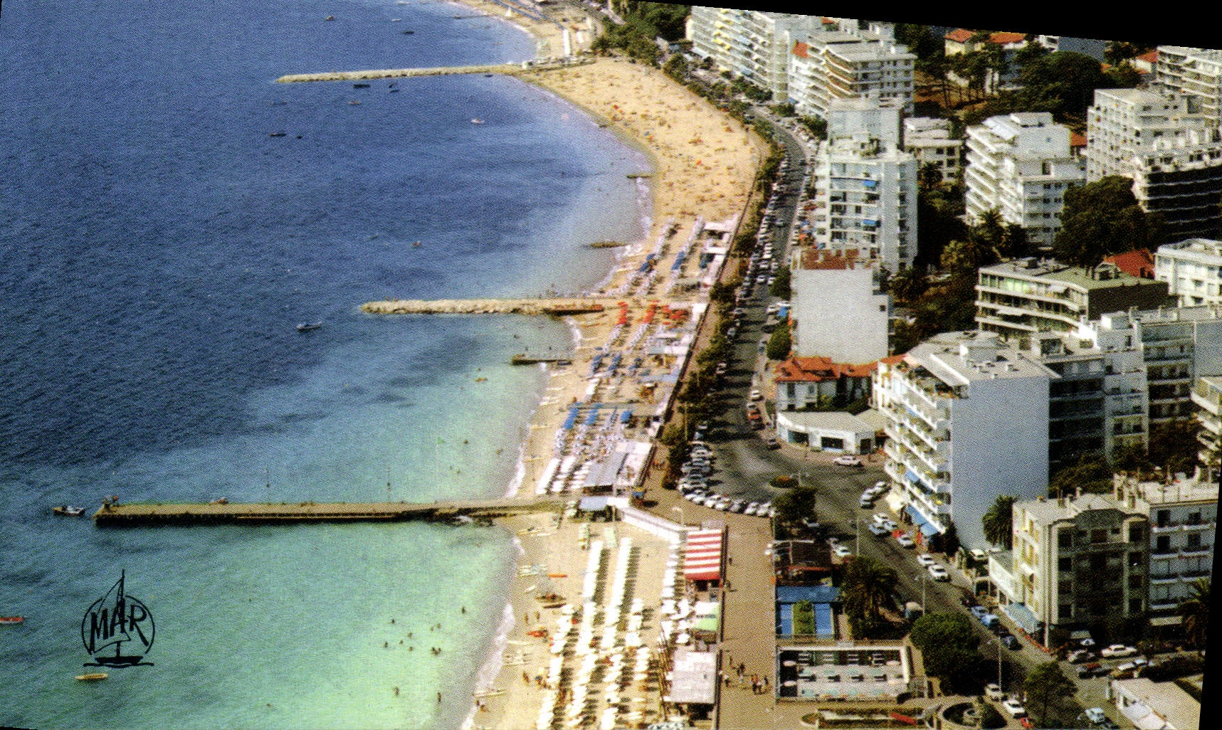 CPM Juan les Pins Le boulevard Guillaumont