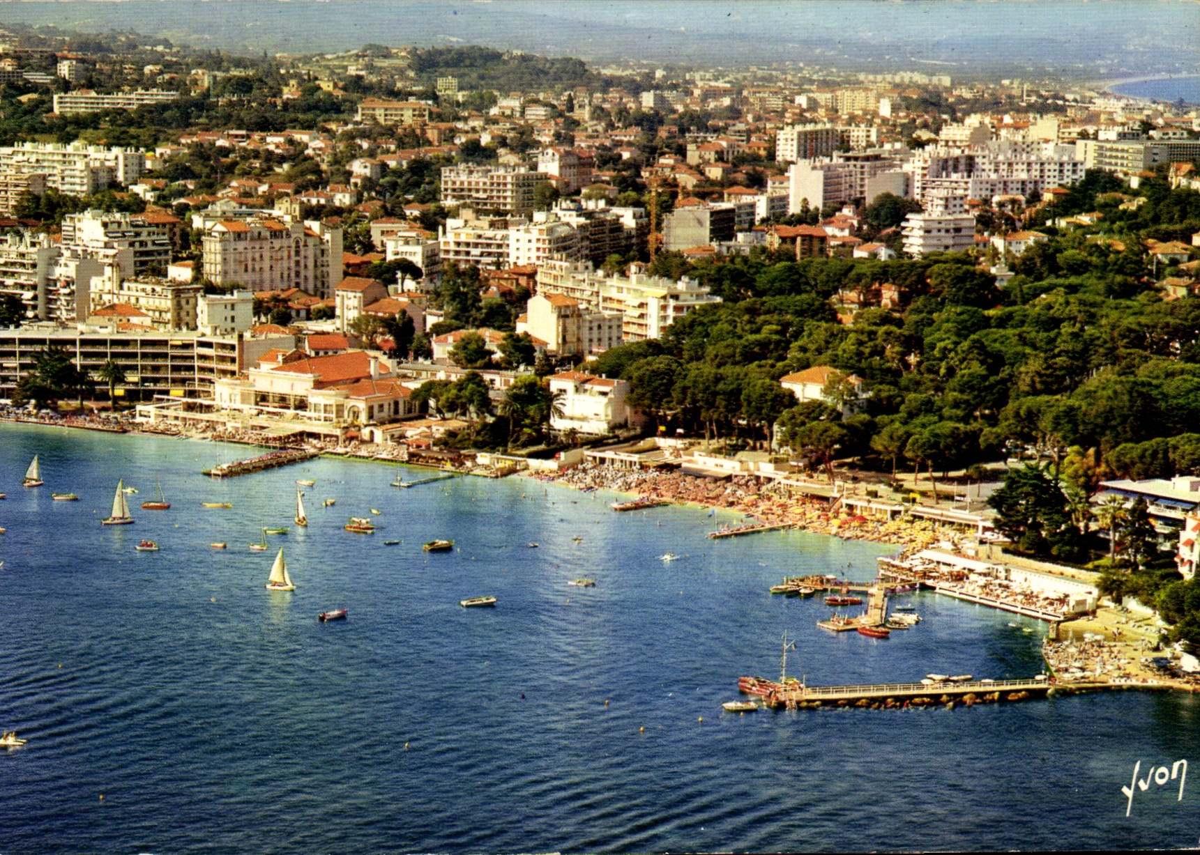 CPM Couleurs et lumiere de France la Cote d'Azur miracle de la nature Juan les Pins Alpes Maritimes 