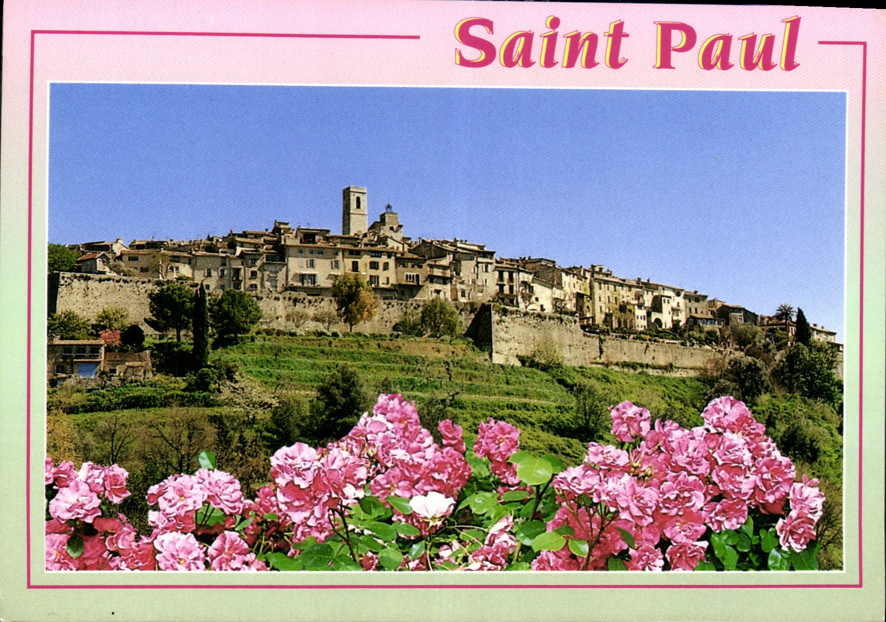 CPM Cote d'Azur French Riviera Saint Paul