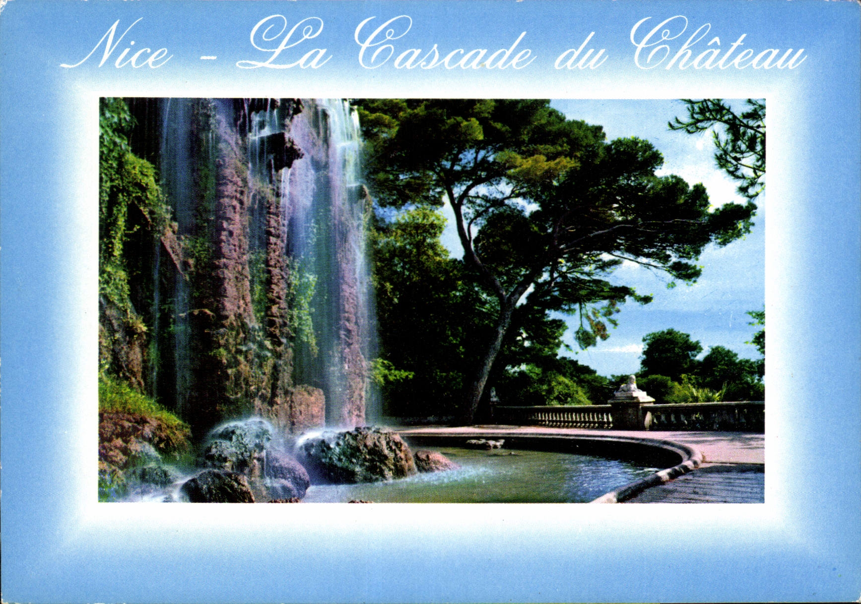 CPM Cote d'Azur French Riviera Nice Alpes Maritimes la Cascade du Chateau